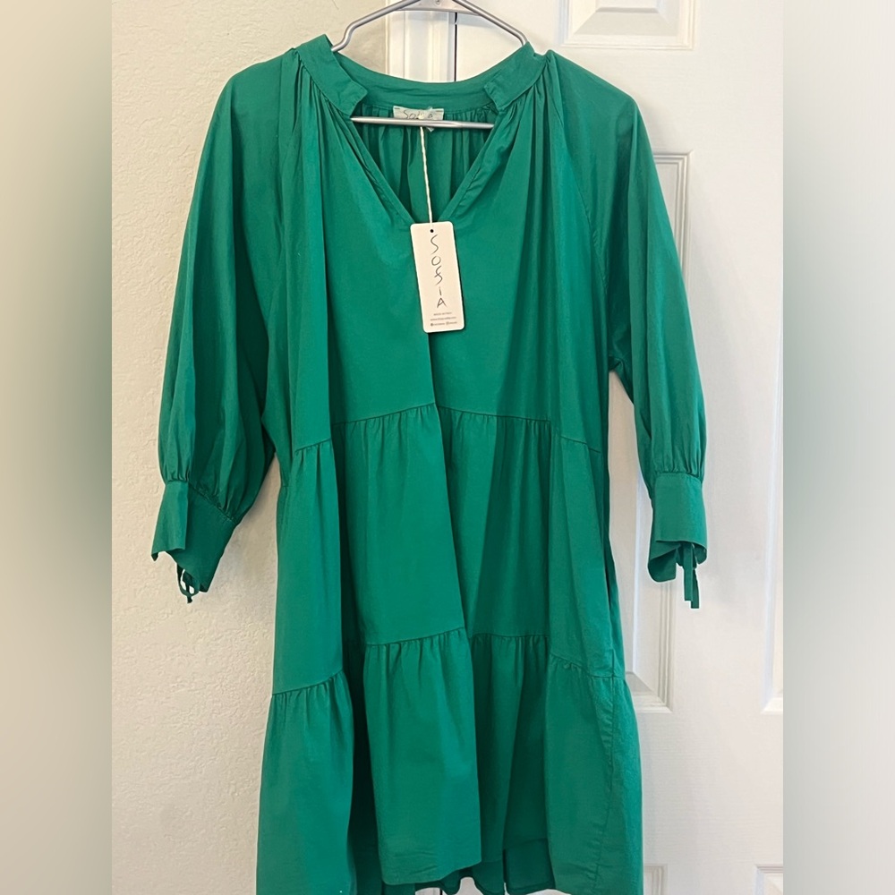 Sofia, handmade from Italy.  Bought in a boutique.  Gucci green